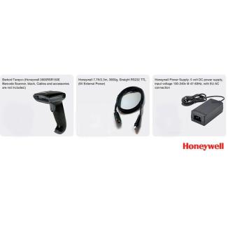 Barkod Tarayıcı (Honeywell 3800RSR150E Barcode Scanner, black, Cables and accessories are not included.)