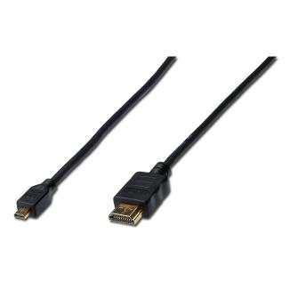 DIGITUS 2 Metre HDMI - Micro HDMI Kablo Altın Kaplama