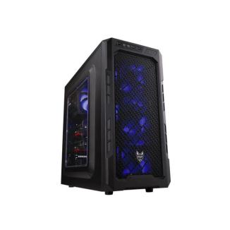 FSP 500W PSUlu 80plus mid tower kasa blue frame