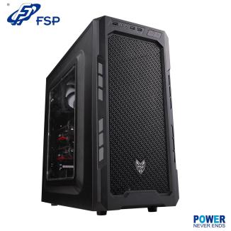 FSP mid tower kasa silver frame