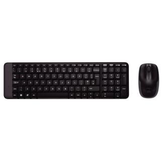 LOGITECH MK220 KABLOSUZ KLAVYE&MOUSE SET SİYAH/GRİ