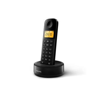 PHILIPS 50 Rehber 20 Arama Kaydı Caller id D1301 Siyah