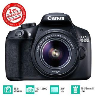 CANON EOS 1300D 18-55mm DSLR Fotoğraf Makinesi
